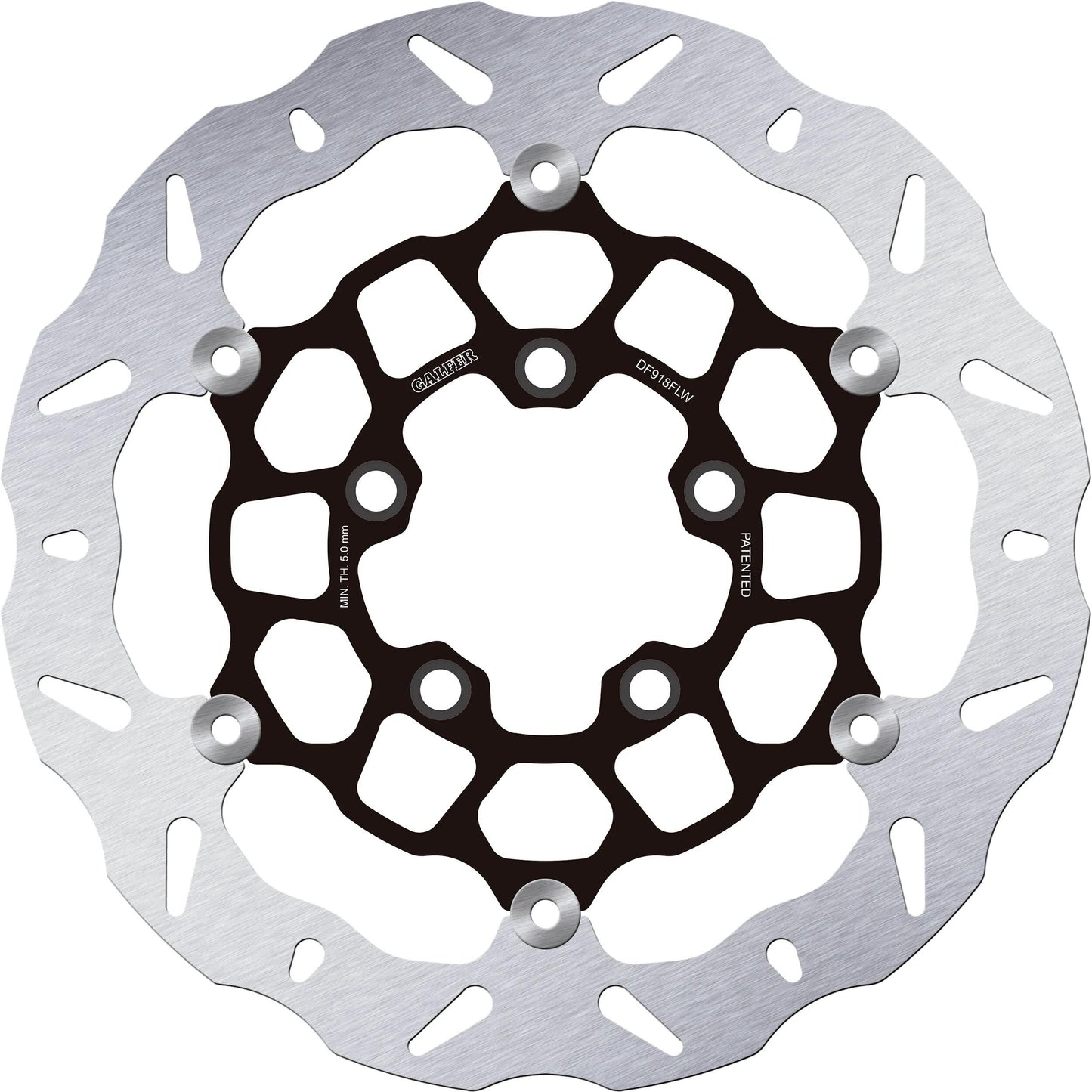 Galfer remschijf df918 rotor df918 flw floating steel ring
