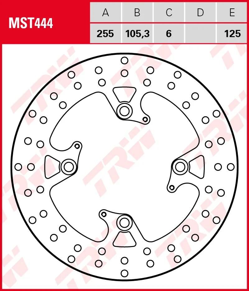 Trw Rotor MST444 rigido