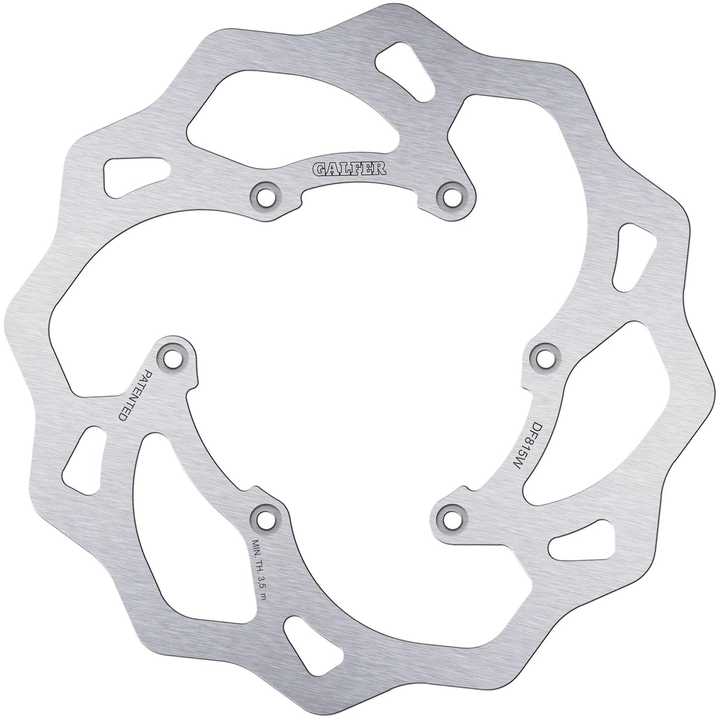Disco freno Galfer df815 rotore df815 tipo w offroad rigido