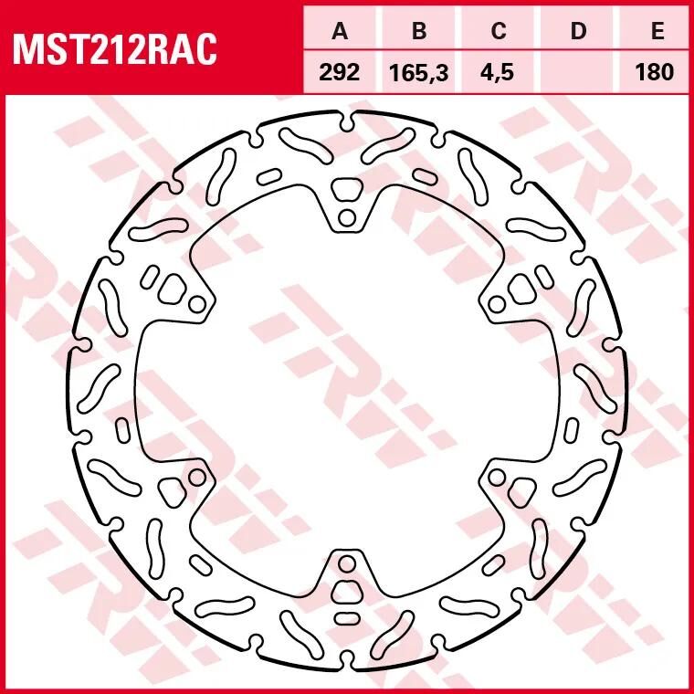 Rotore TRW MST212rac rigido