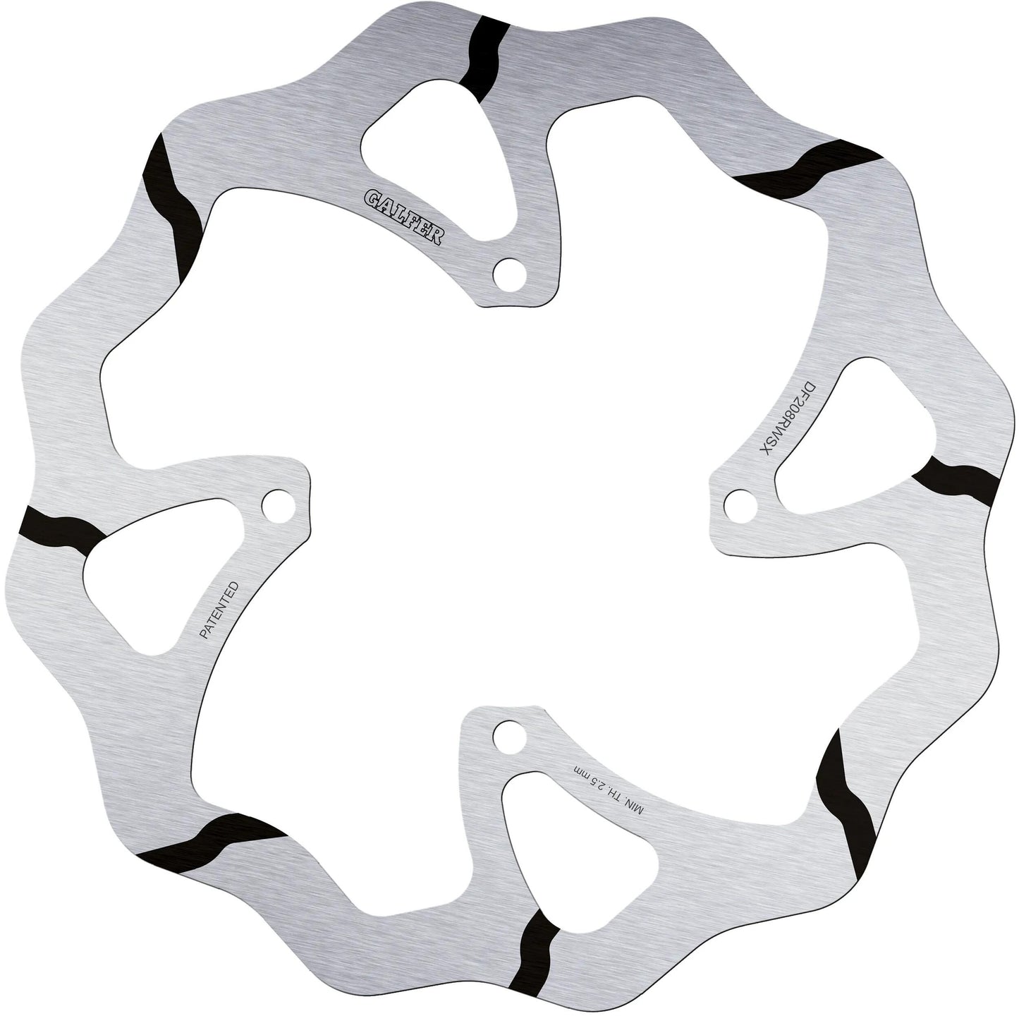 Galfer remschijf df208 rotor brake rotors starr.grooved overs.