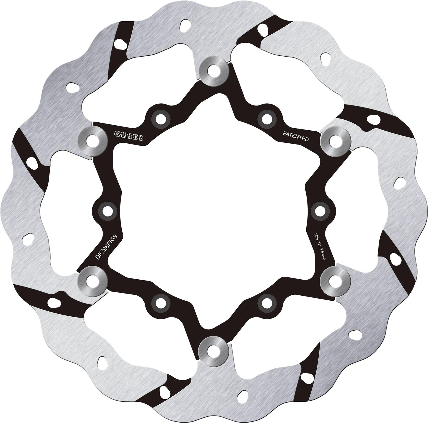 Galfer remschijf df298 wave rotor df298 frw offroad floating gr.