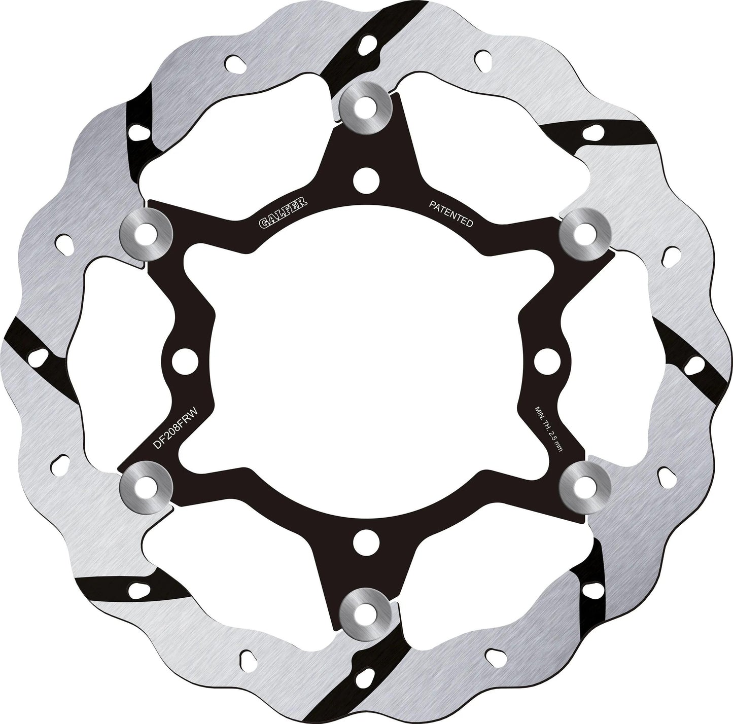 Galfer remschijf df208 rotor brake rotors sw.grooved