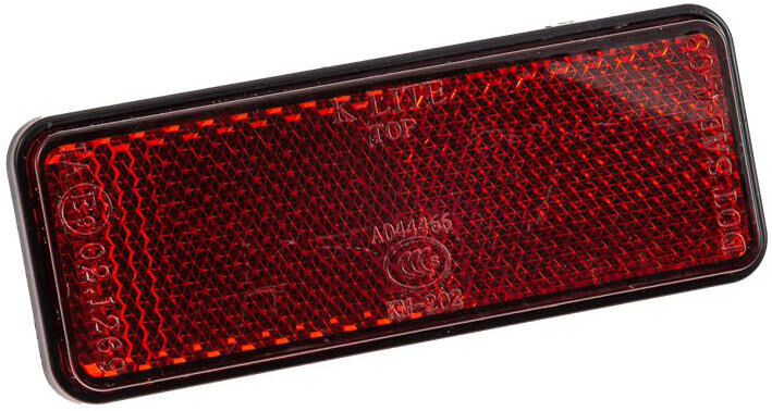 Reflector adhesivo zieger con hilo 85x30 rojo