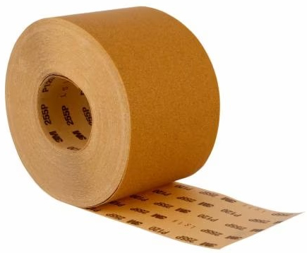 Carta vetrata da 3 m su rotolo 115 mm x 50 m k120