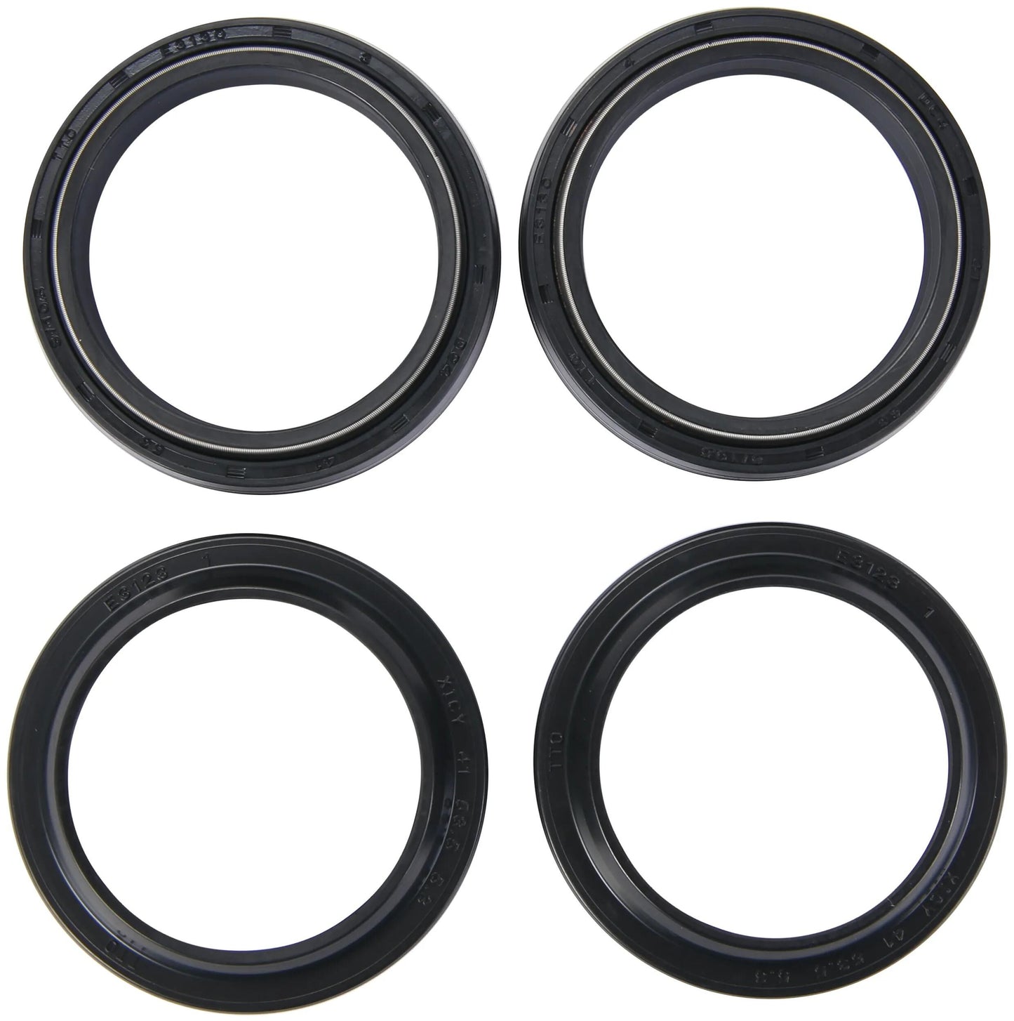 All balls racing voorvork keerring set fork seal set abr 56-130 incl. dust cap