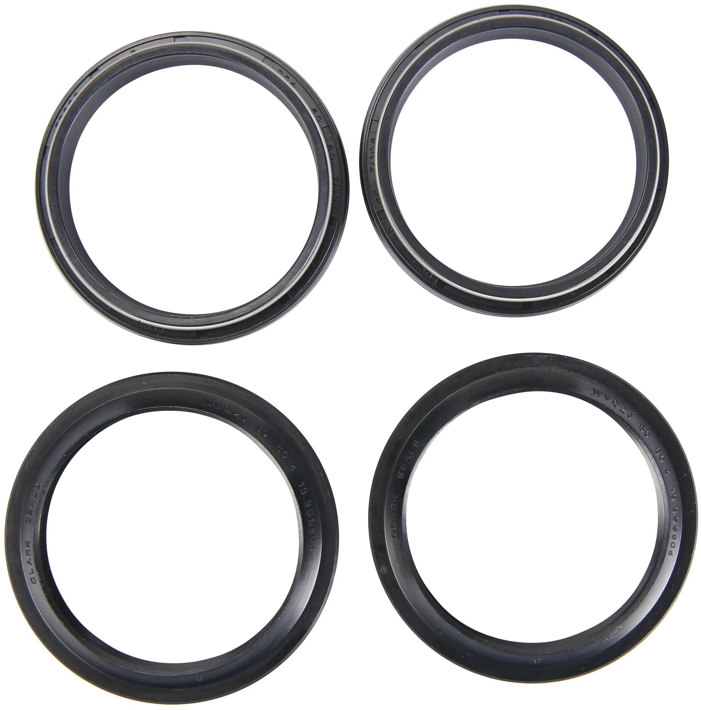 All balls racing voorvork keerring set fork seal set abr 56-148 incl. dust cap