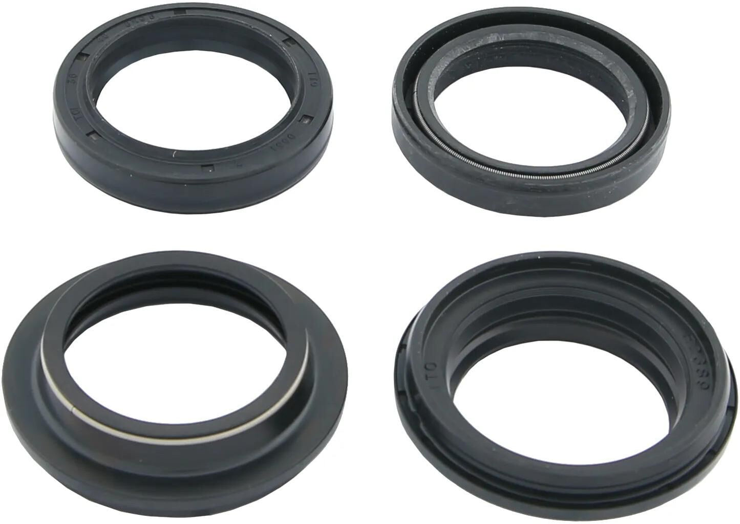 All balls racing voorvork keerring set fork seal set abr 56-121 incl. dust cap
