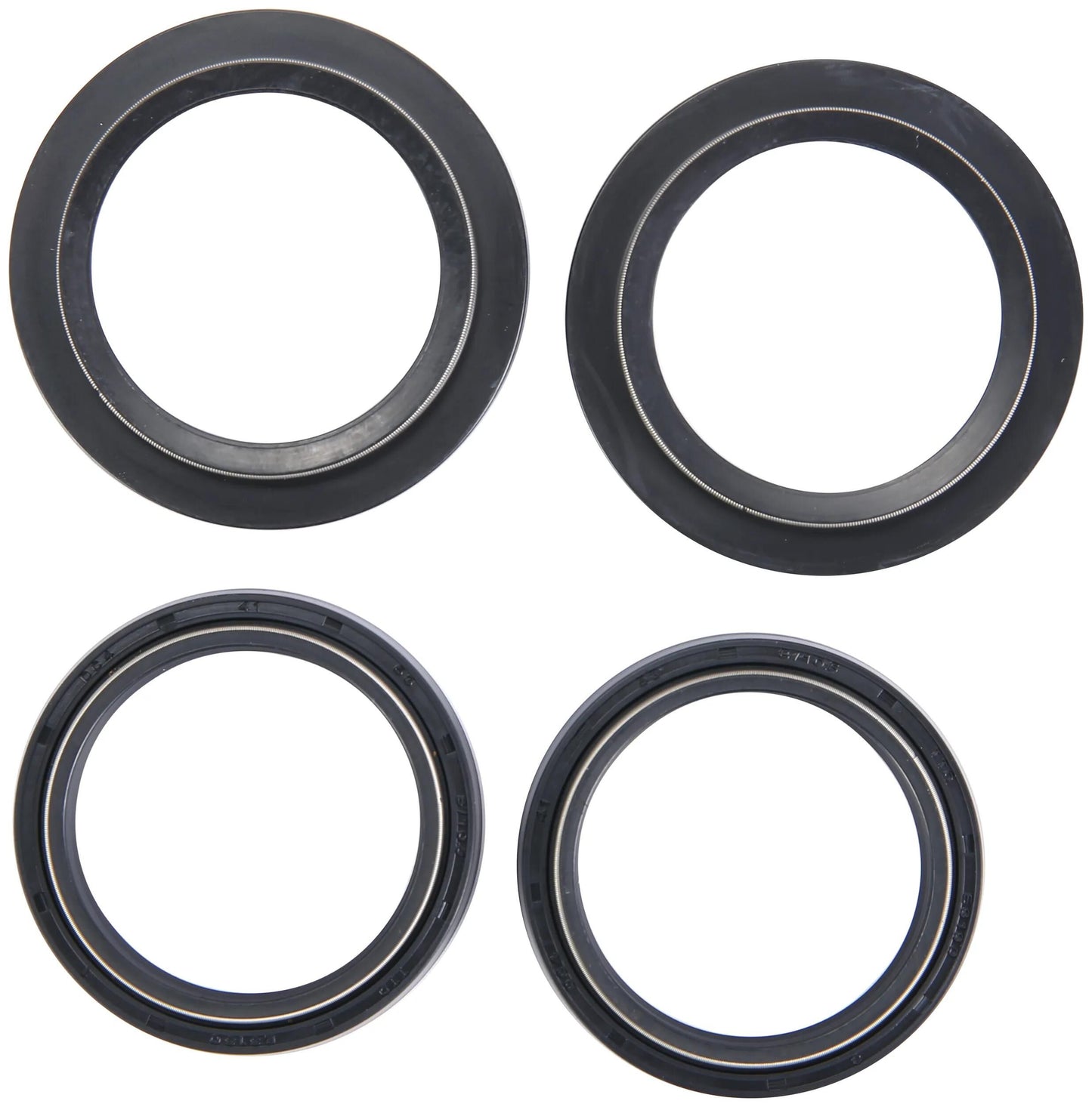 All balls racing voorvork keerring set fork seal set abr 56-129 incl. dust cap