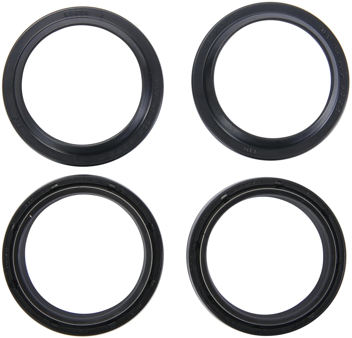 All balls racing voorvork keerring set fork seal set abr 56-136 incl. dust caps