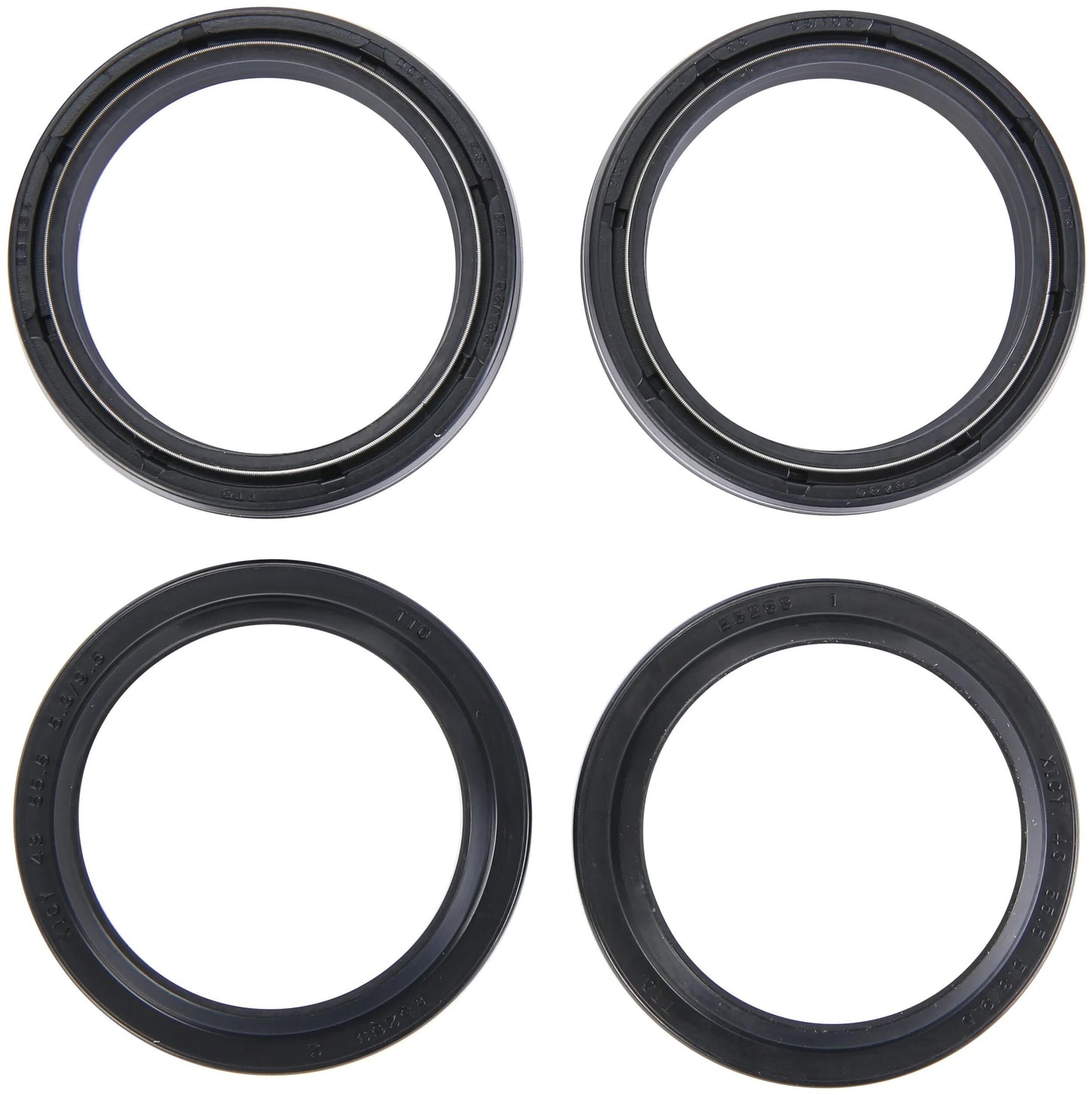 All balls racing voorvork keerring set fork seal set abr 56-138 incl. dust cap