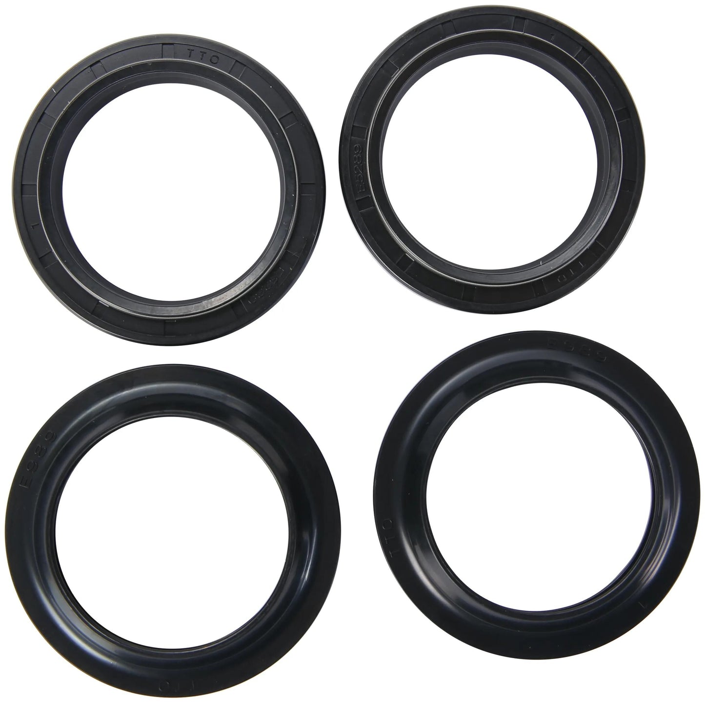 All balls racing voorvork keerring set fork seal set abr 56-162 incl. dust cap