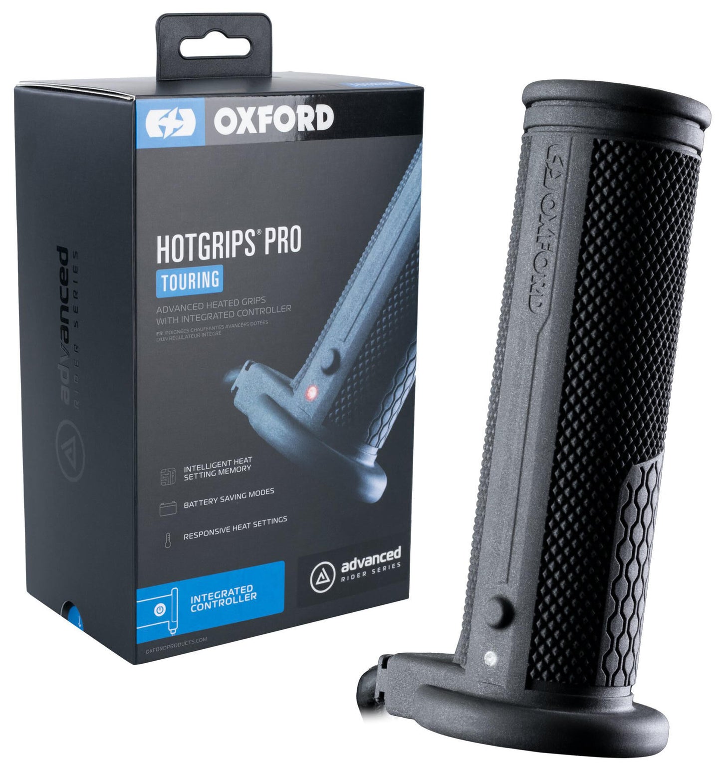 Oxford Calefed Grips Pro T 22+25 mm de automóvil abierto. contr.