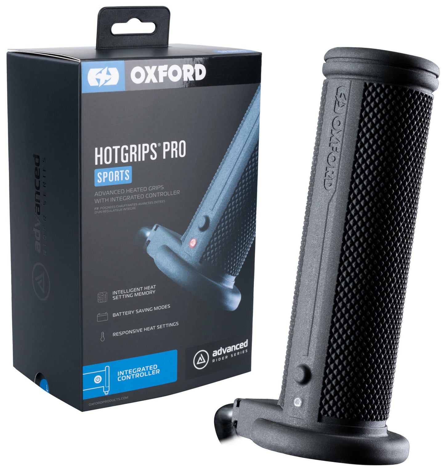 Oxford Calefed Grips Pro S 22+25 mm Open Car. contr.