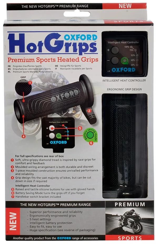 Calefacción de mango premium de Oxford HotGrips®