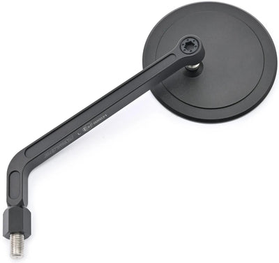 Daytona Mirrors Flat Round Alu Li Long Sw e-mark