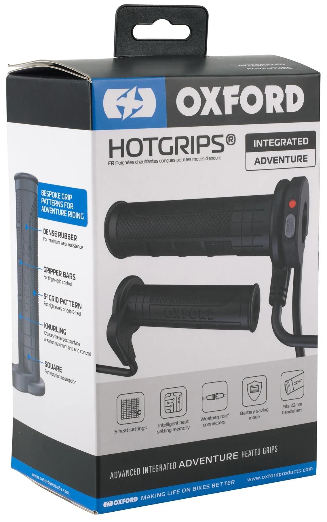 Oxford heizgriffe hotgrips®advanced integrated heated grips advanced integr. adventur