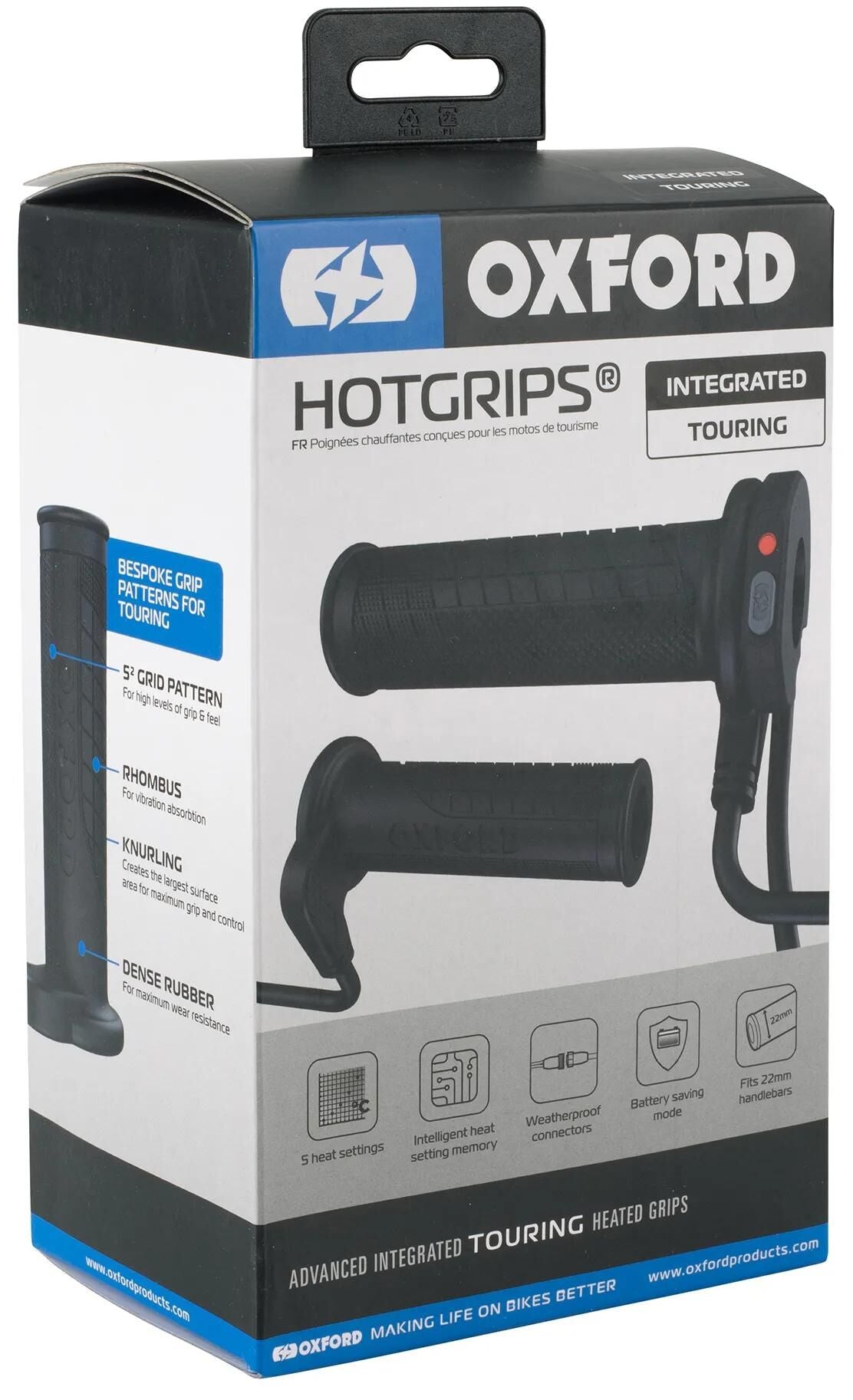Oxford heizgriffe hotgrips®advanced integrated heated grips advanced integr. touring