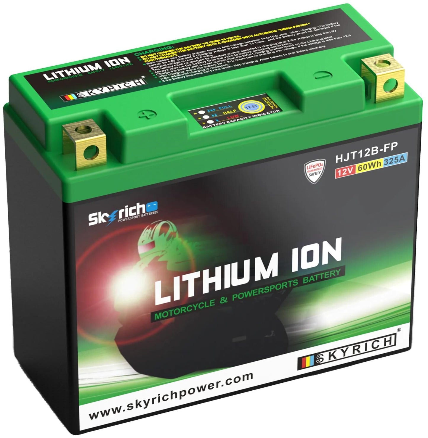 Skyrich lifepo4 batterij hjt12b-fp battery hjt12b-fp-si lithium