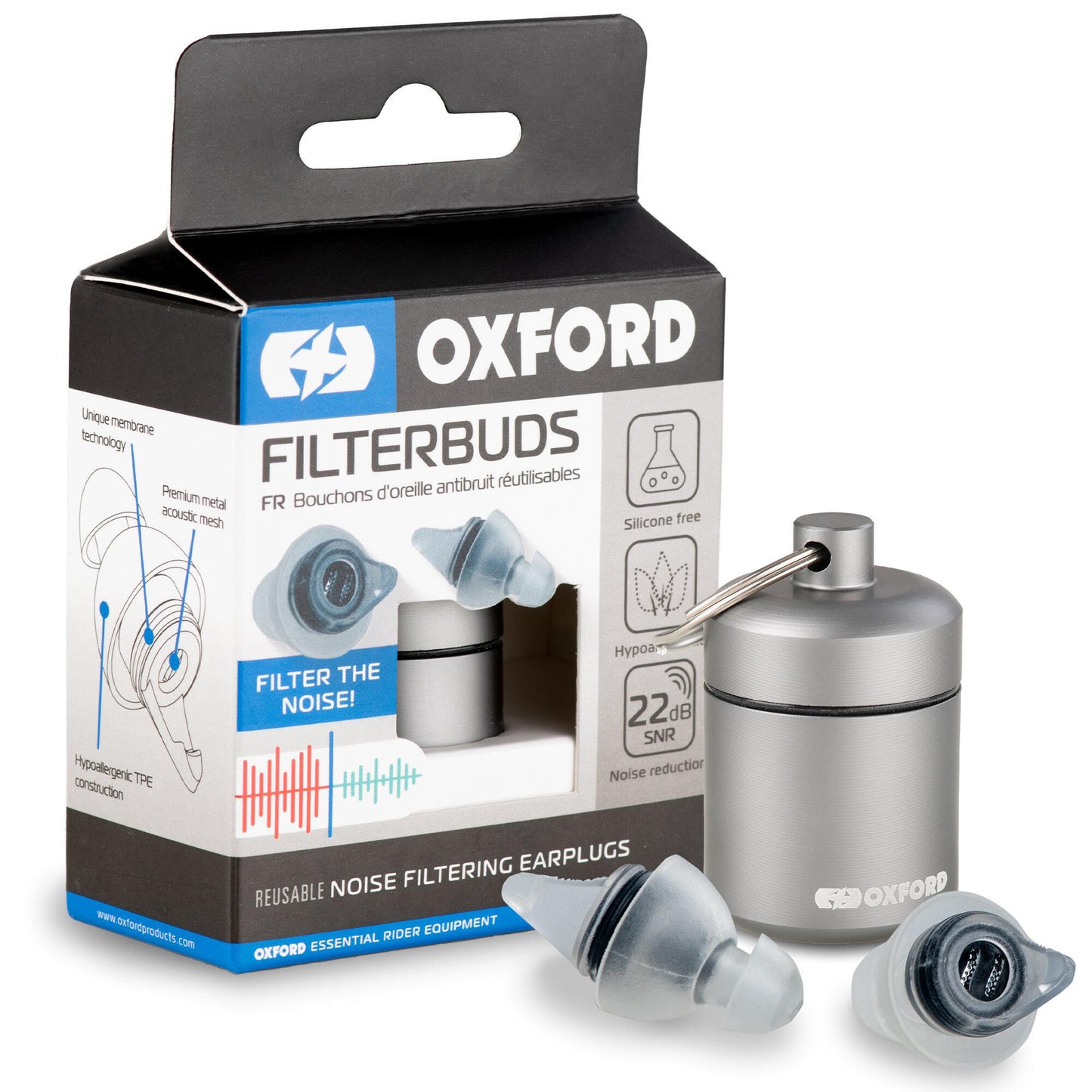 Filtro de protección auditiva de Oxford Brots Regular
