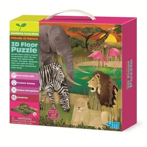 Kits de pensamiento rompecabezas 3d safari