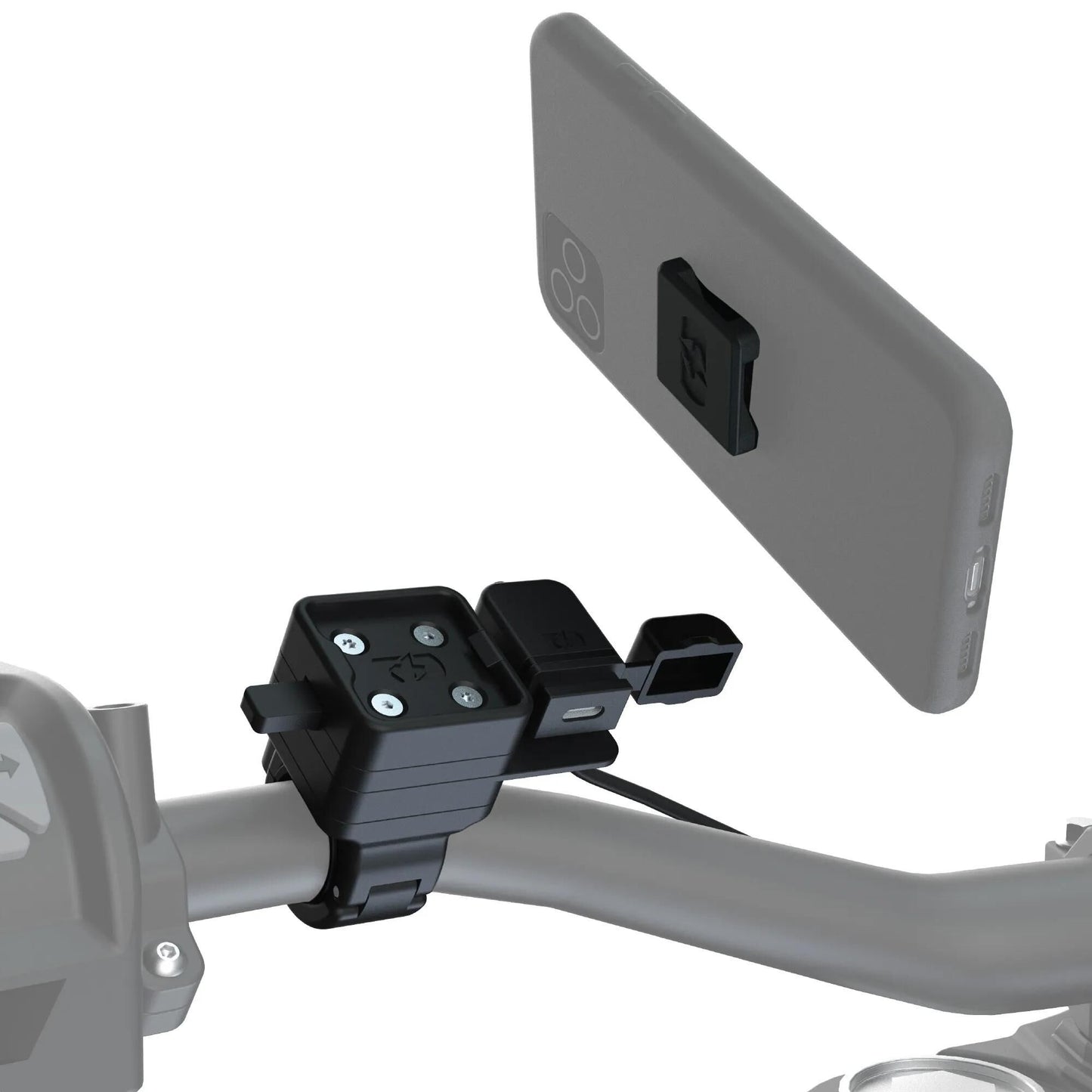 Oxford mobiele telefoon houder cliqr cell phone holder usb c charging holder han