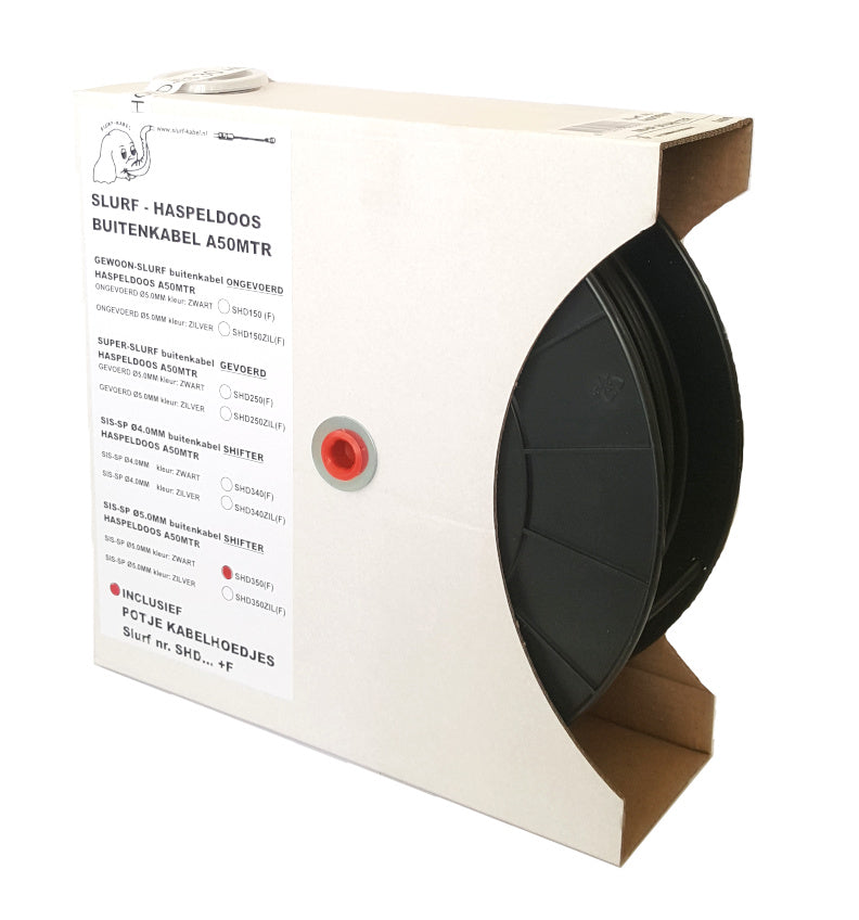 Deragliatore cavo esterno nero 50m