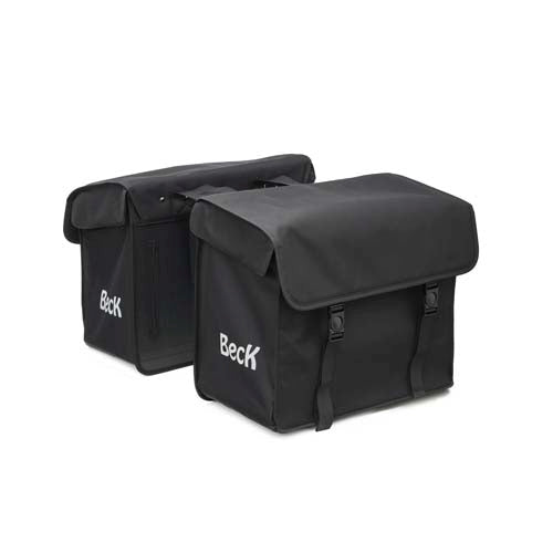 Borsa double Beck in tela media 48l. nero