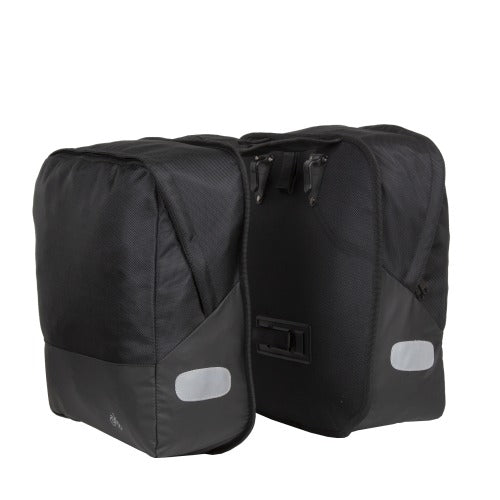 Nuova borsa da bicicletta doppia Rebel Wave nera