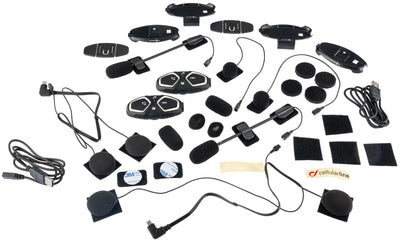 Interphone helm communicatie systeem connect helmet com.system interp. connect double kit