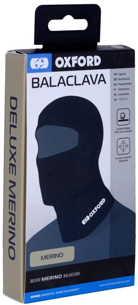 Oxford bivakmuts storm hood deluxe merino black