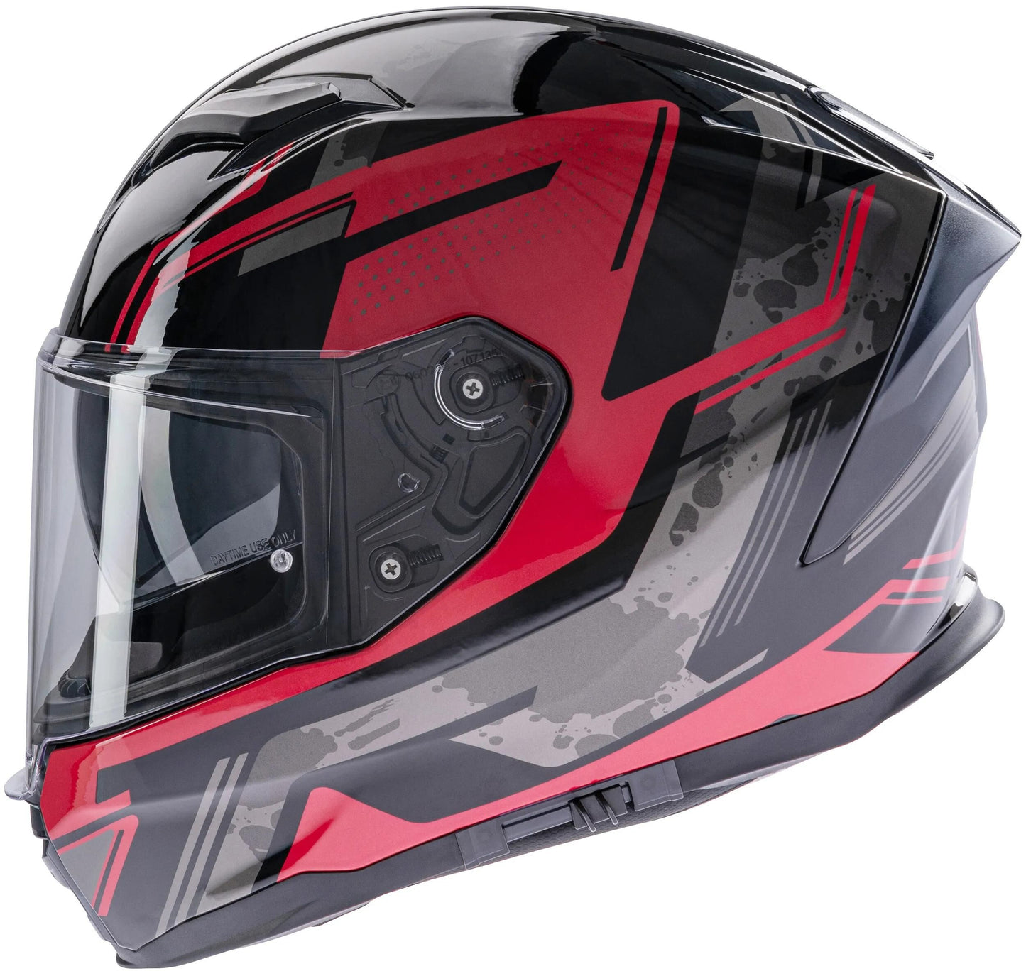 Casco SPEC-X SX-82.03 R1 Black rosso nero XL Pinread