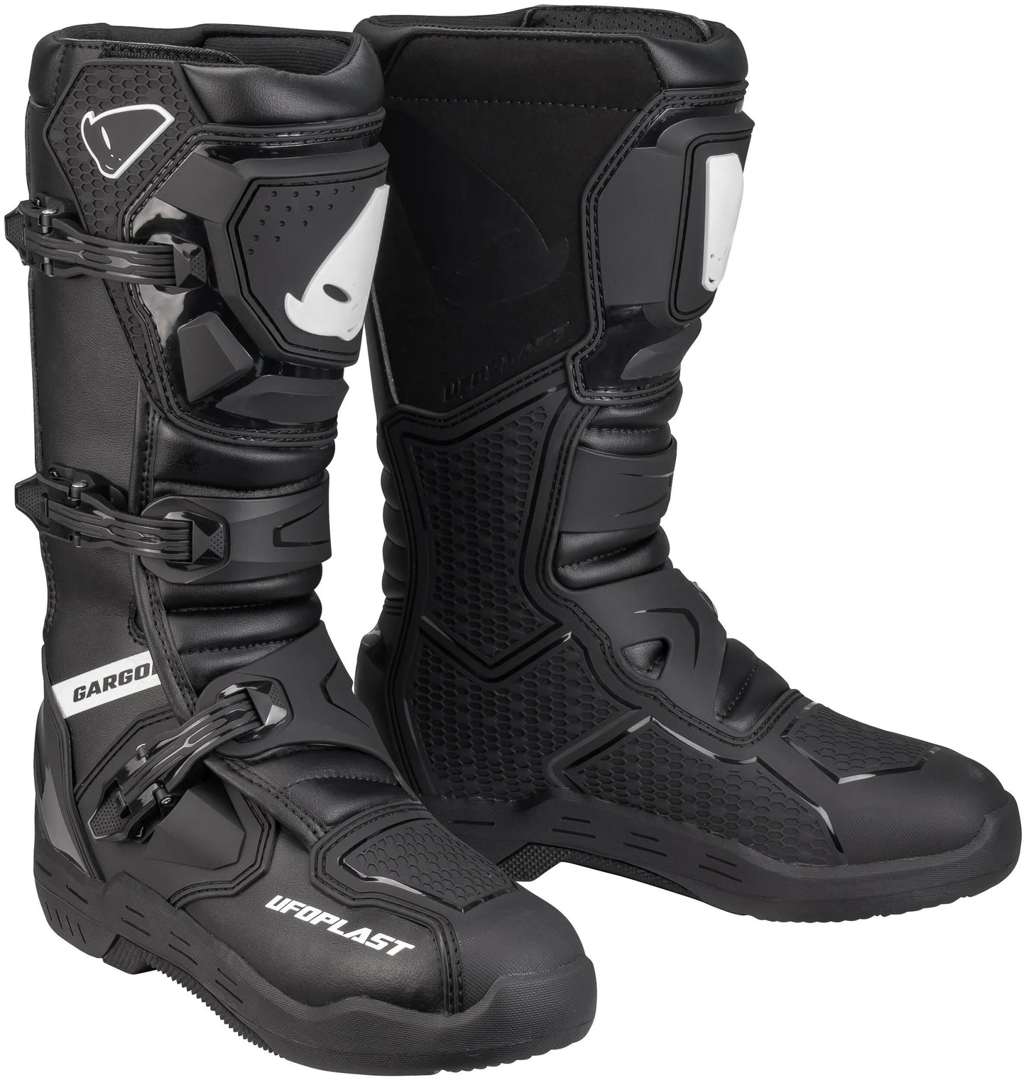 Ufo plast laarzen gargor boots ufo gargor black white gr. 45
