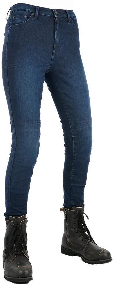 Pantaloni di Oxford tra cui Jeggin Ladies Blue Short Size 14
