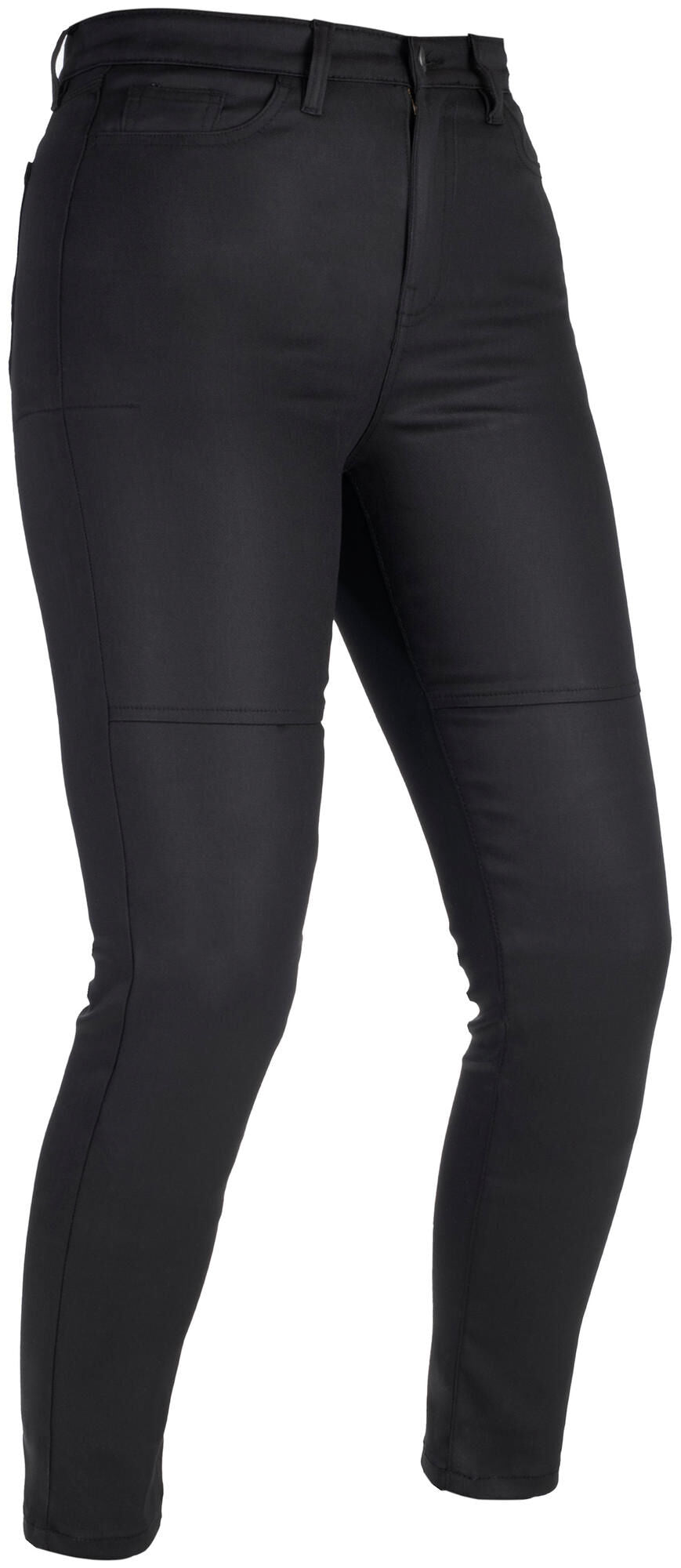 Oxford broek aa waxed jeggings trousers oa waxed ladies black short size 0