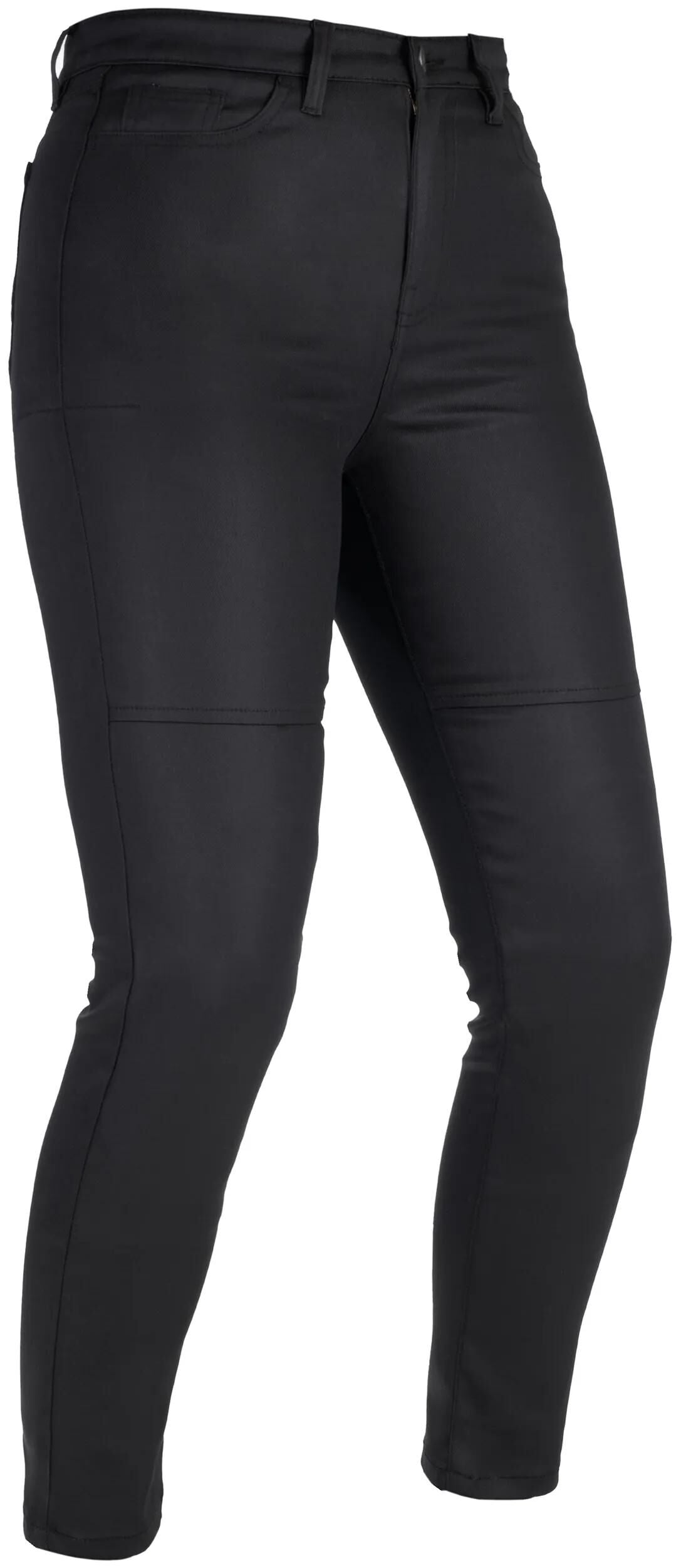 Pantaloni di Oxford tra cui la donna cerata Black Regu Gr. 22