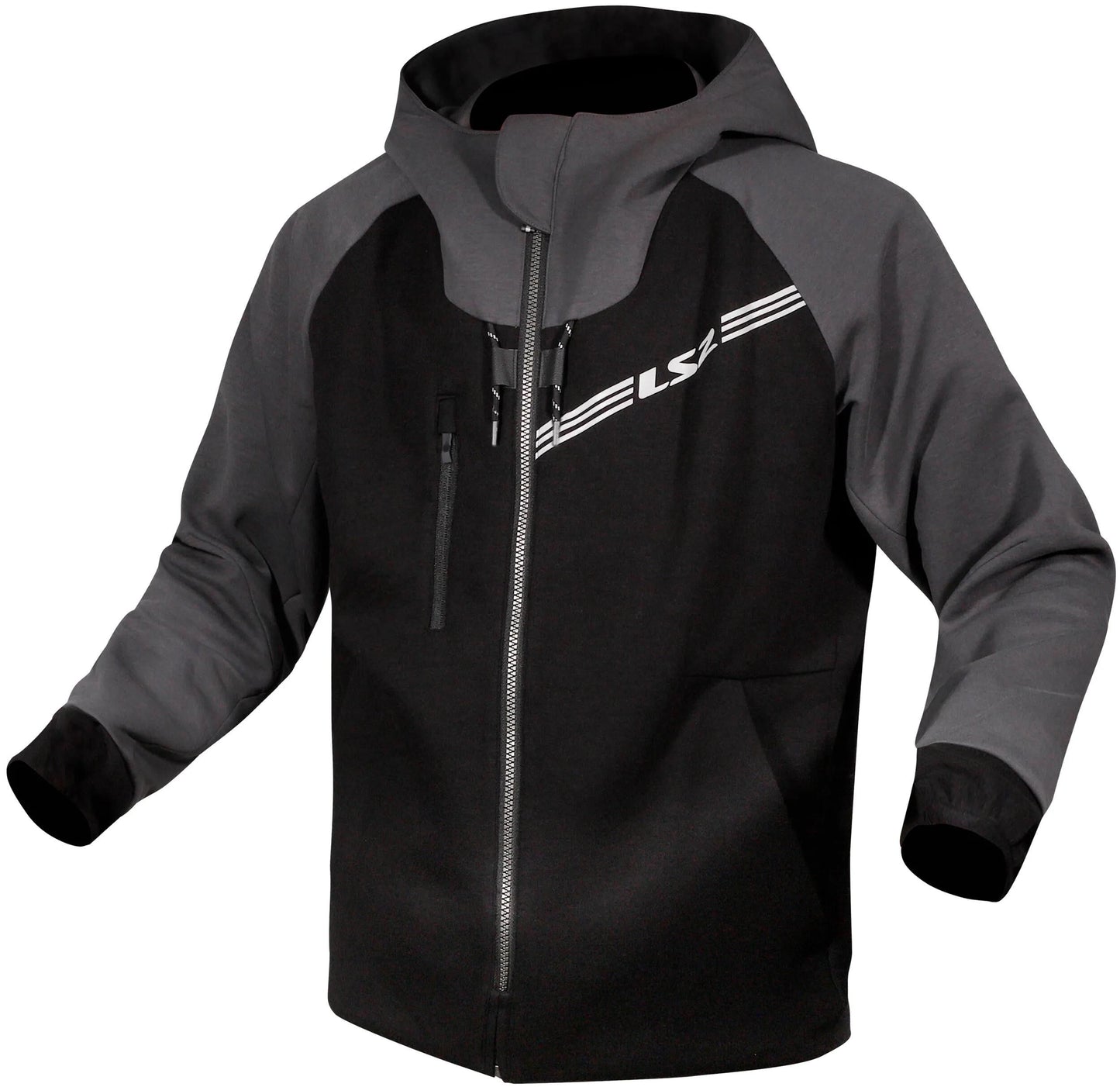 Ls2 giacca acceleratore giacca acceleratore uomo nero grigio scuro m