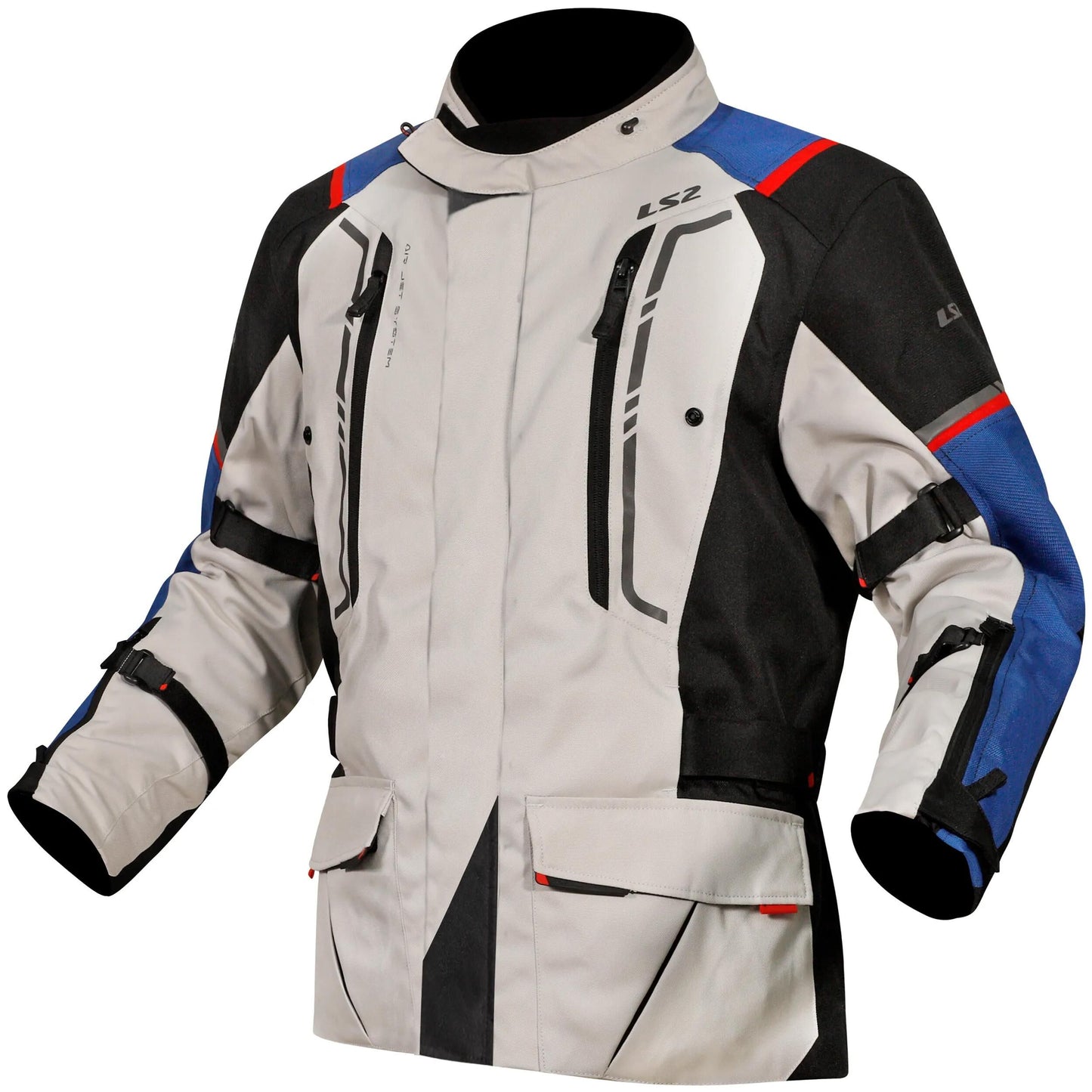 Giacca Ls2 Narvik Giacca Narvik Uomo Blu Nero Grigio Rosso XL