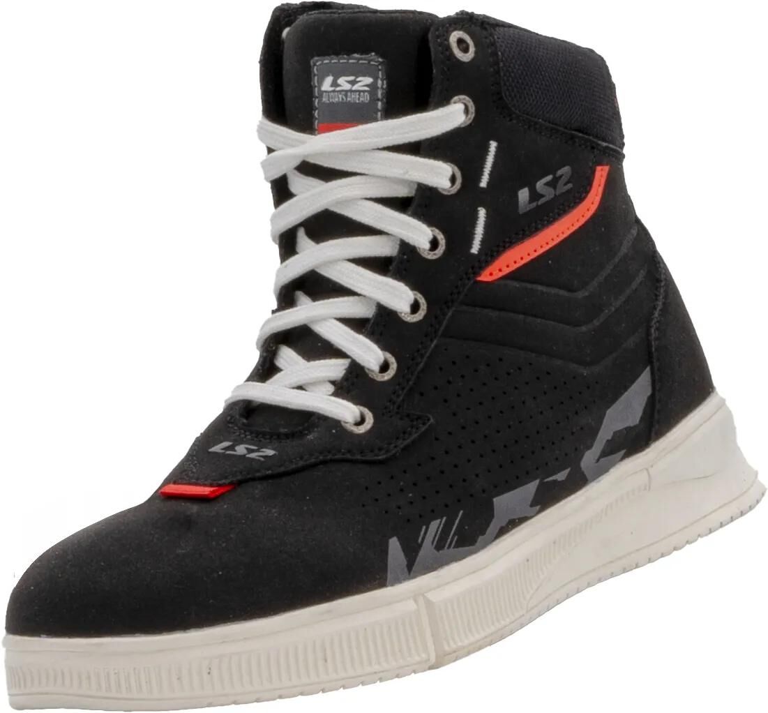 Ls2 botas cromadas botas cromadas hombre negro gr. 43