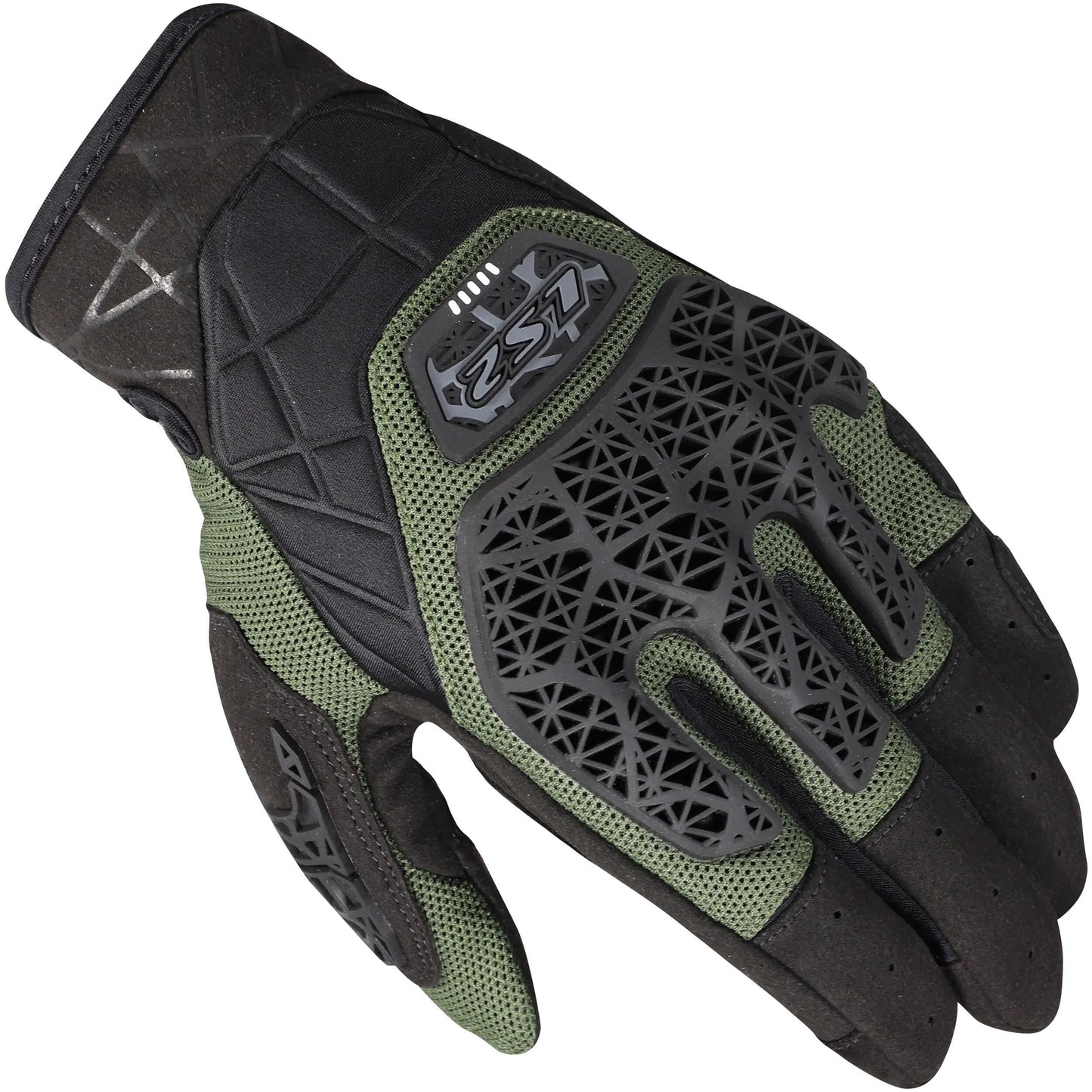 Guanti Ls2 All Terrain II Uomo Guanti All Terrain II Uomo Nero Verde 3XL