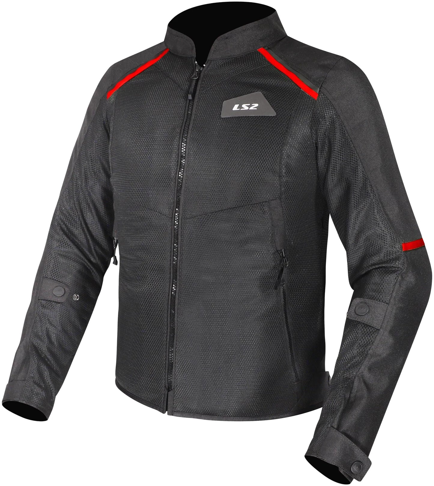 Ls2 giacca brezza uomo giacca brezza uomo nero rosso gr. m