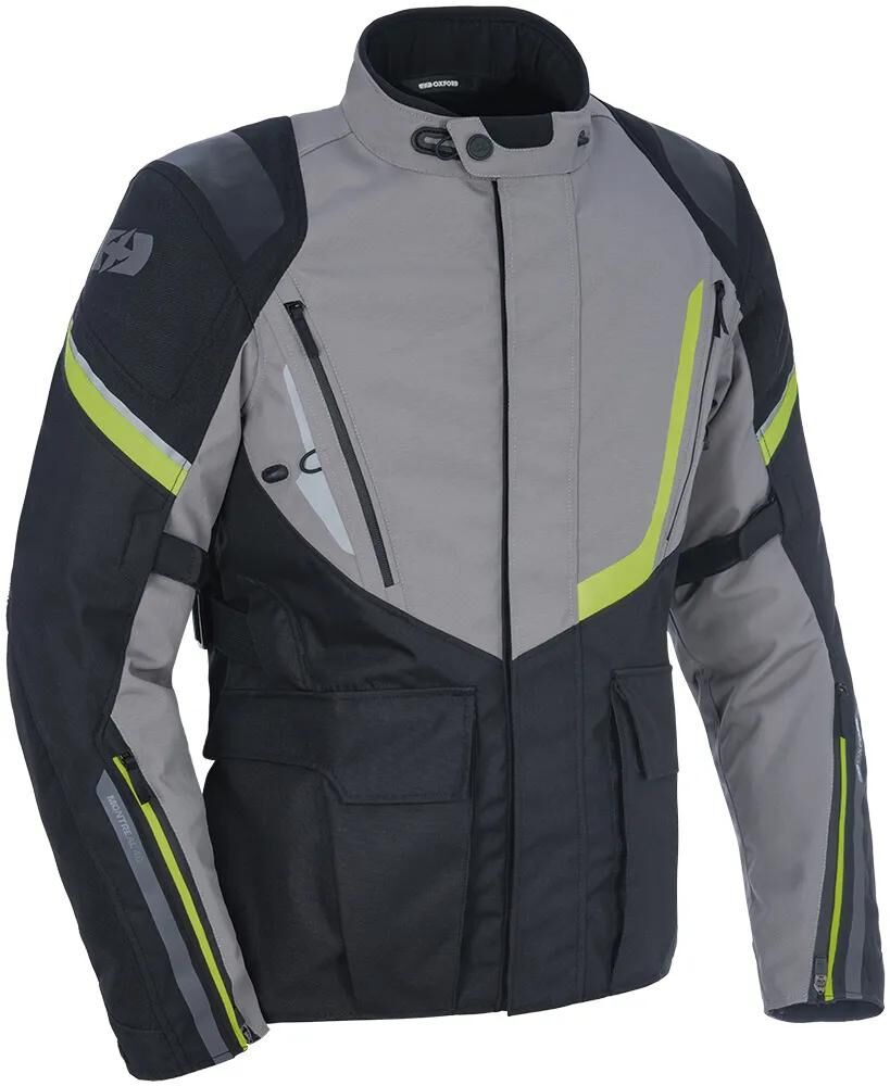 Oxford jas montreal 4.0 jacket montreal 4. black grey yellow size xx
