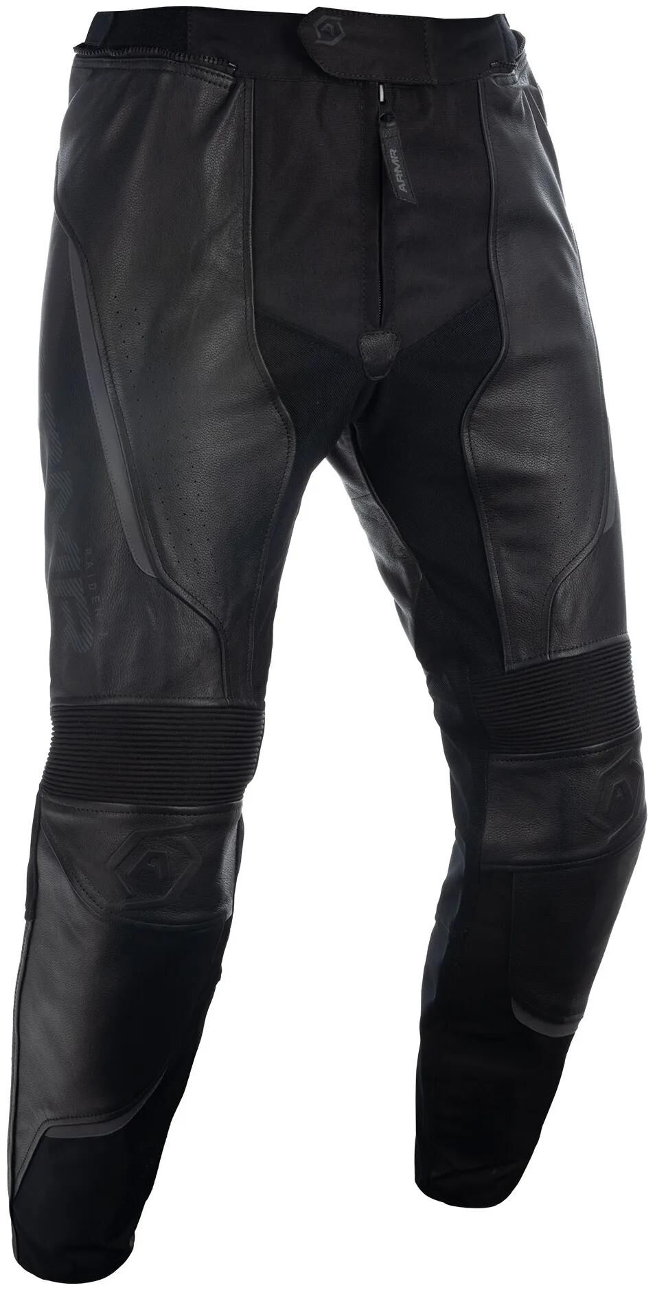 Pantaloni in pelle di braccio raiden ms nero r gr. S