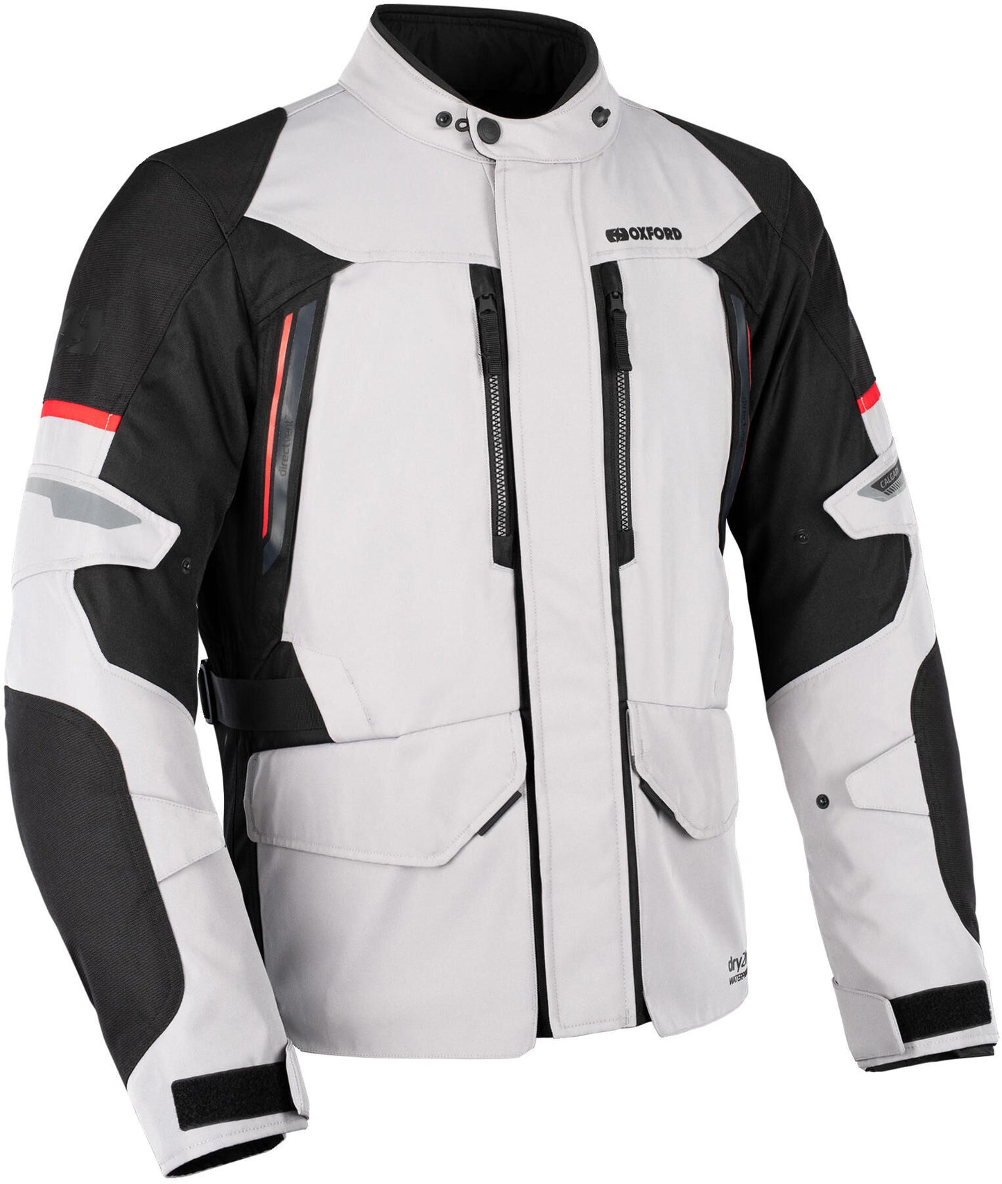 Oxford Jacket Calgary 2.0 D2D MS Silver Black Gr. metro