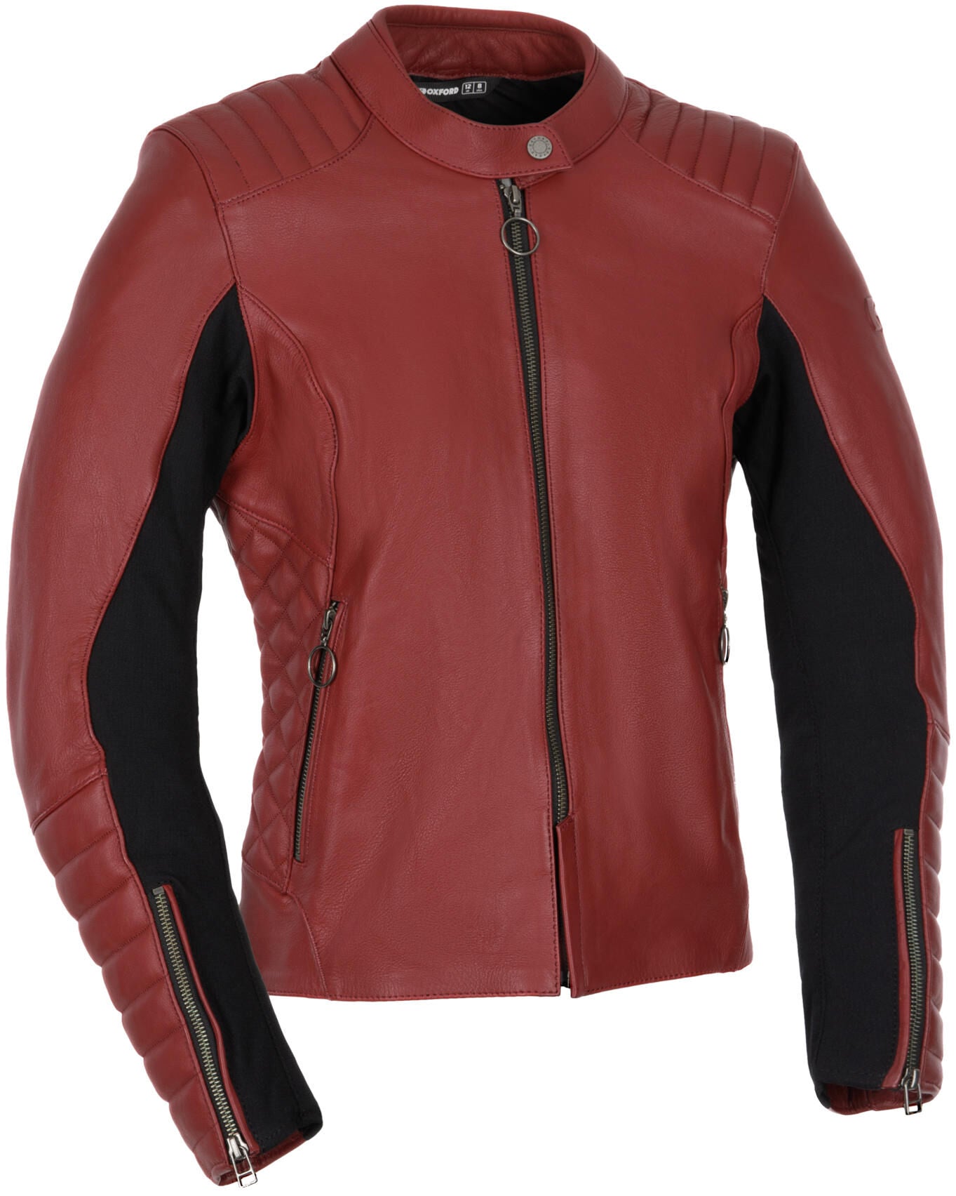 Giacca in pelle Oxford Rad Ws Red 40