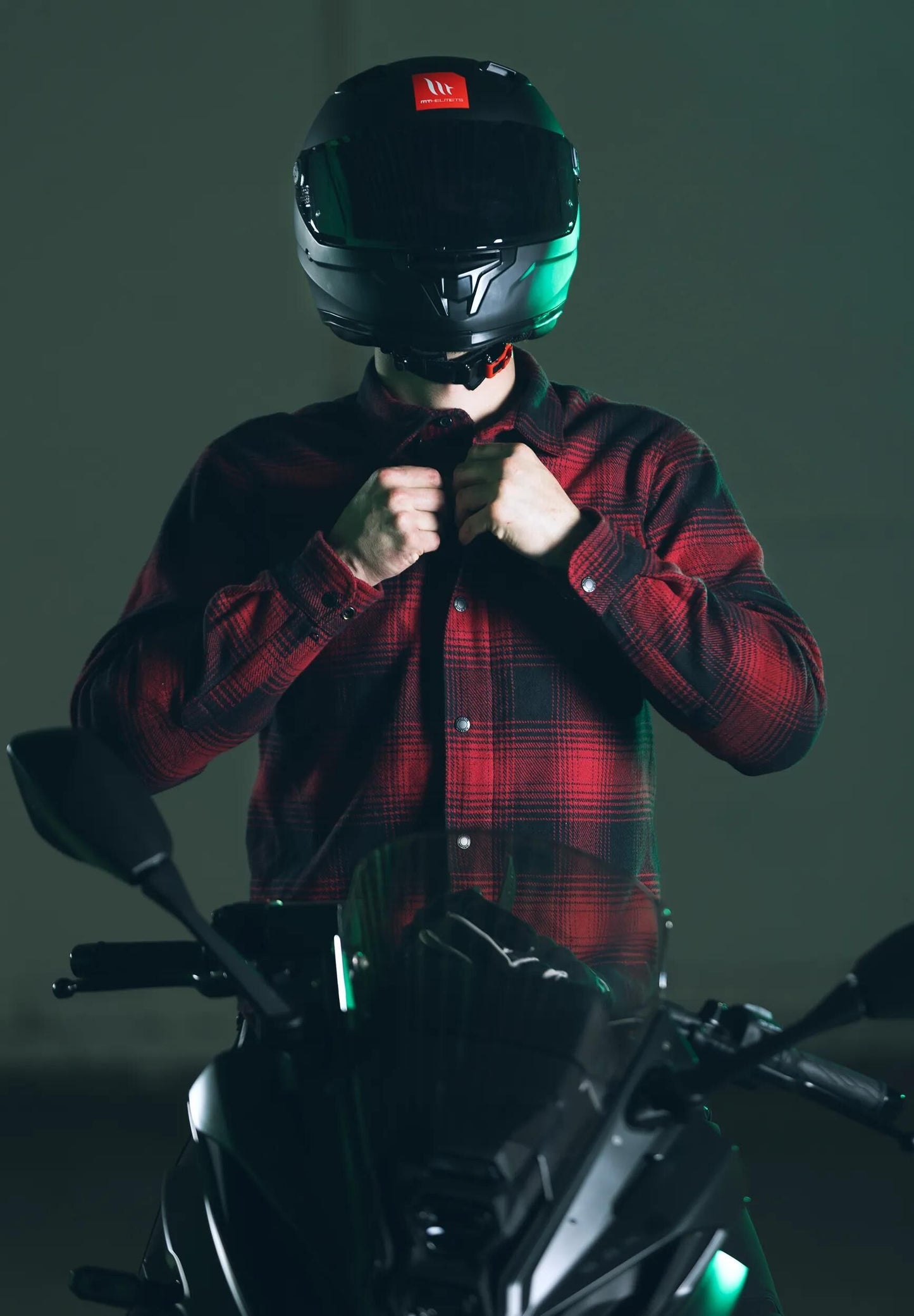 Armr chaqueta primer 2.0 camisa camisa prime 2.0 ms rojo negro talla m