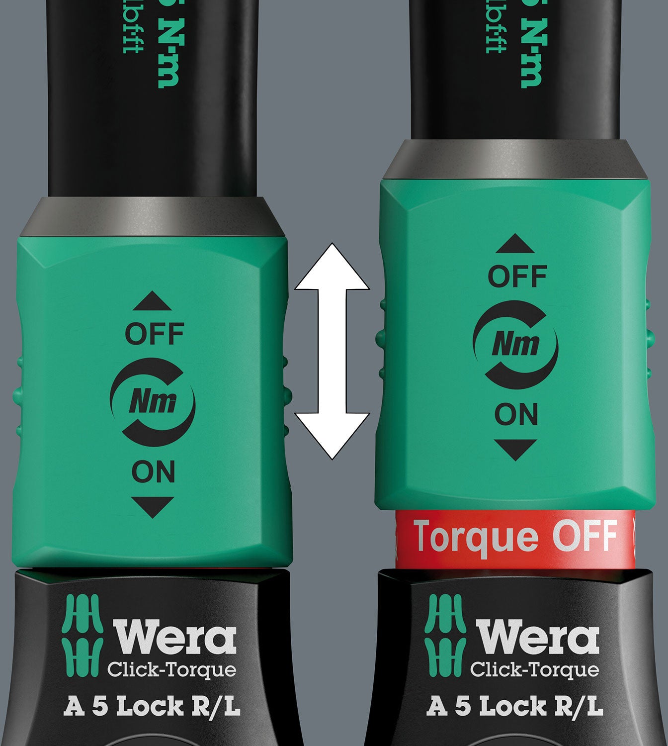 Wera click-torque lock una llave dinamométrica de 5 r l, 1 4 (2,5-25 nm)
