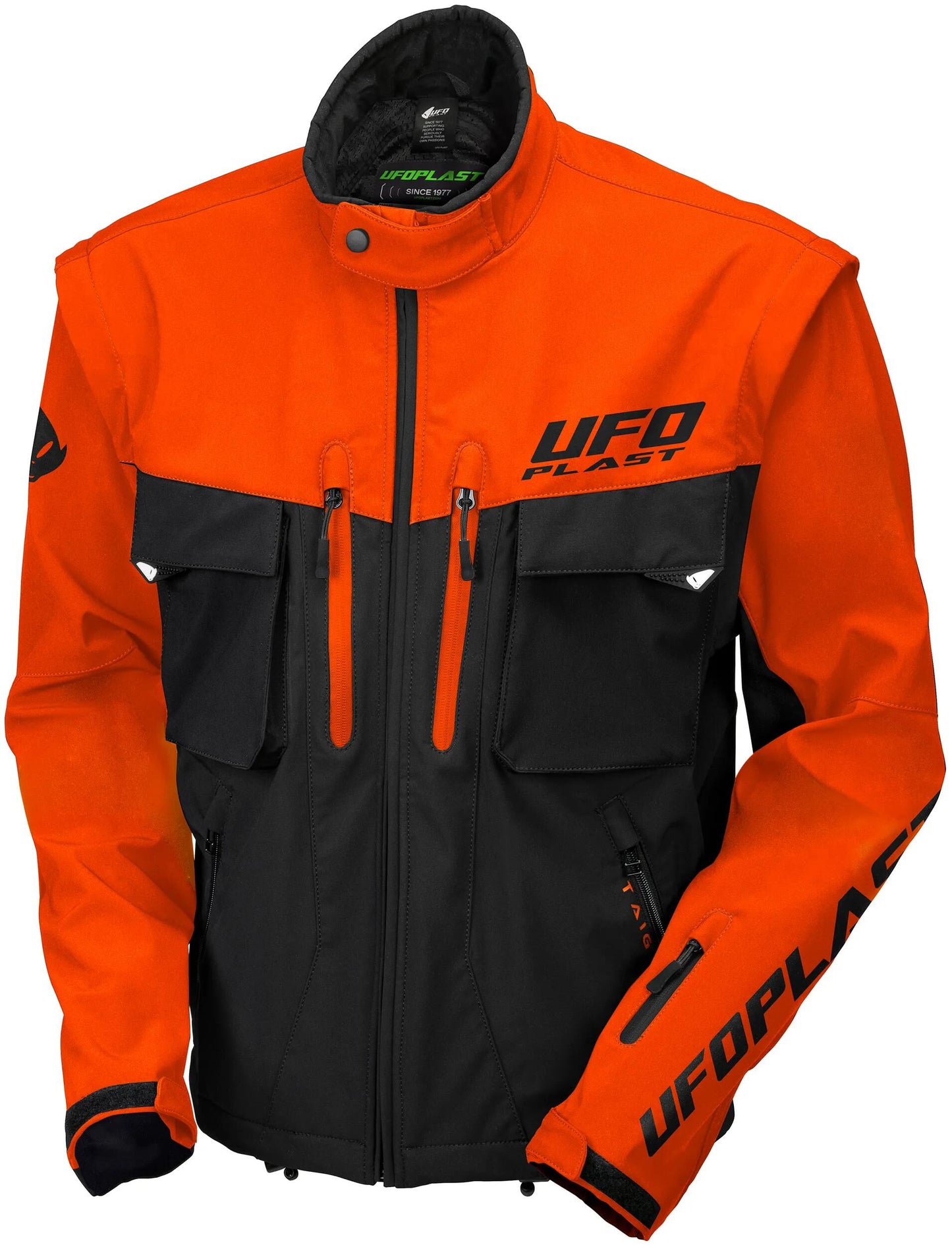 Ufo plast jas taiga enduro jacket ufo black orange gr. m