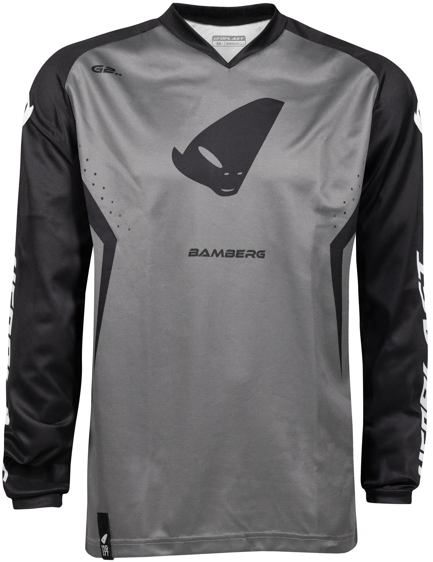 Ufo plast jersey mx bamberg mx jersey ufo bamberg black grey gr. l