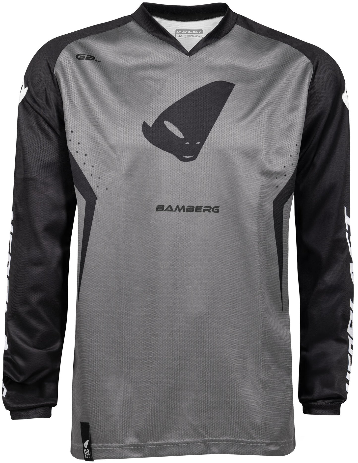 Camiseta mx ufo plast bamberg, camiseta de mx hombre ufo bamberg negro gris gr. yo